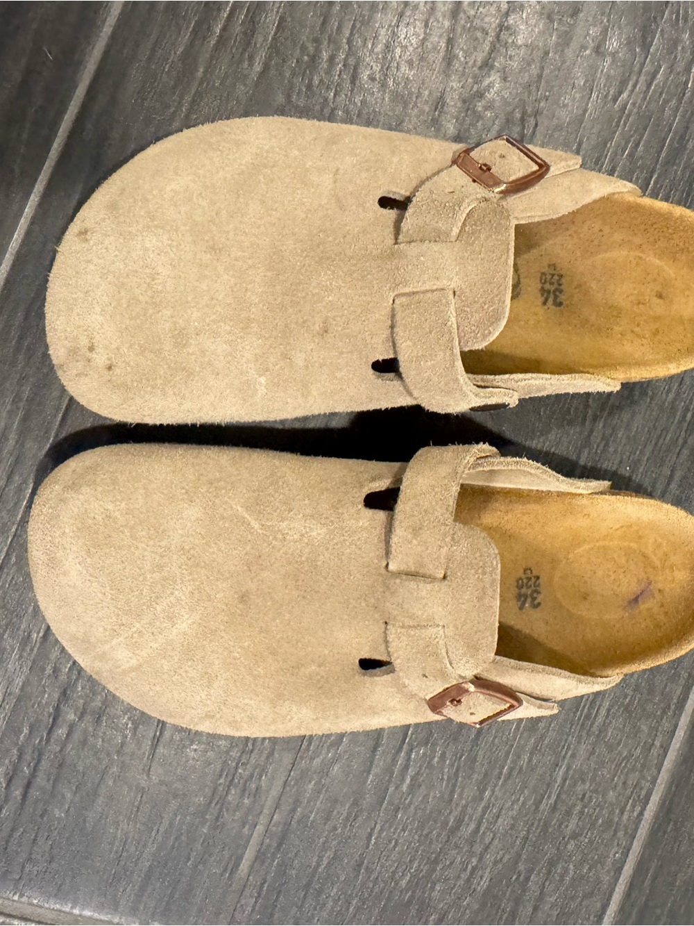 Birkenstock Kids Suede Slip-On Clogs